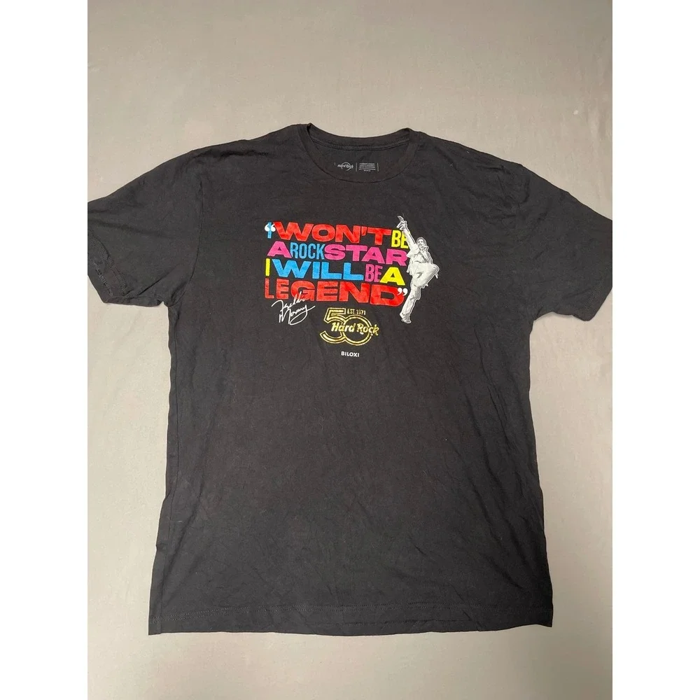 Hard Rock Cafe Biloxi Freddie Mercury 50th Anniversary Legend T-Shirt Mens XL